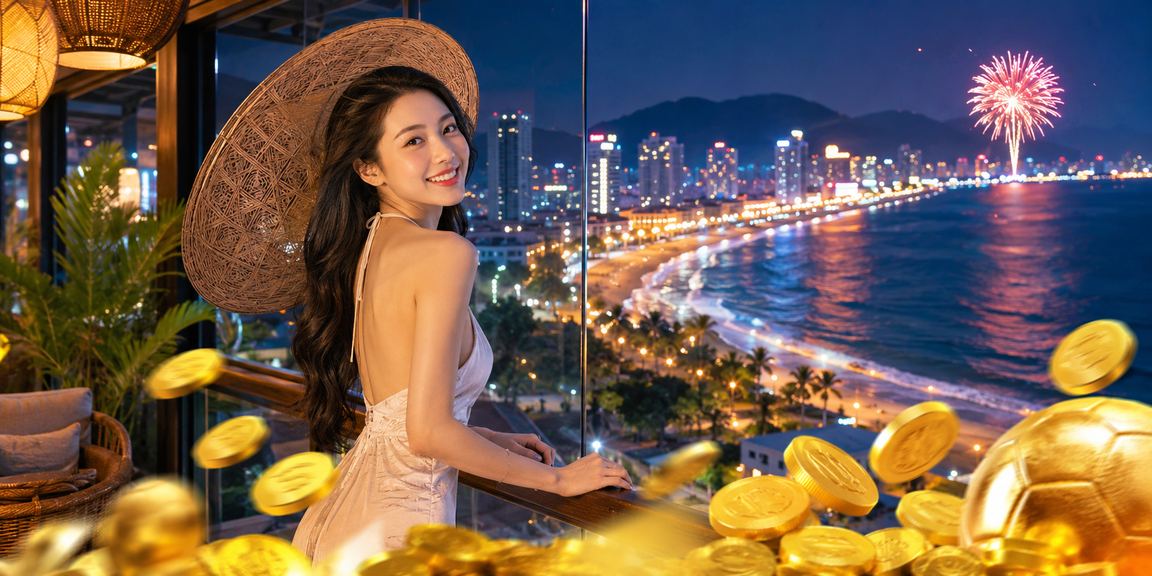 Cảnh casino và cá cược tại Vũng Tàu với nón lá truyền thống